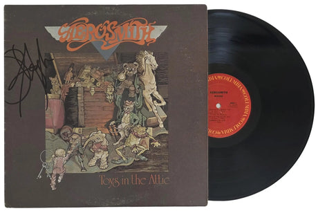 Steven Tyler Signed Aerosmith Toys in the Attic Album COA Proof Autographed Vinyl Record