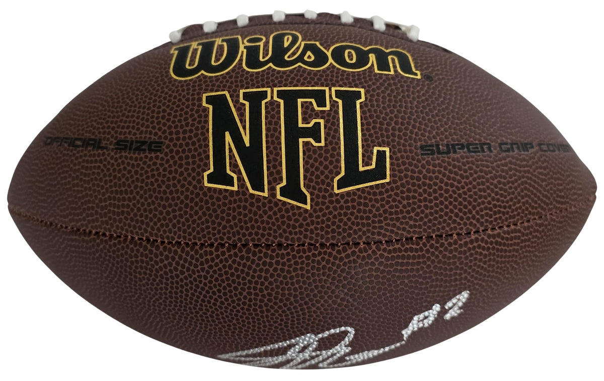 Josh Downs Signed Football Exact Proof COA Autographed Indianapolis Colts