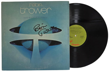 Robin Trower Signed Twice Removed Album COA Exact Proof Autographed Vinyl Record