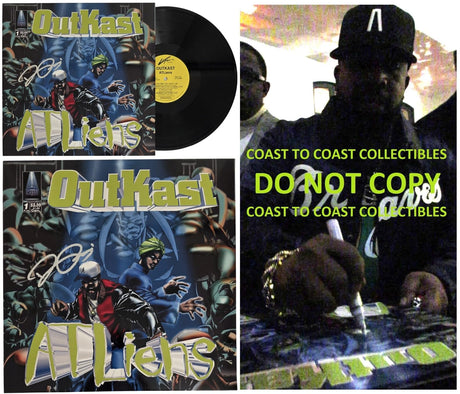 Big Boi Signed OutKast ATLiens Album COA Exact Proof Autographed Vinyl Record