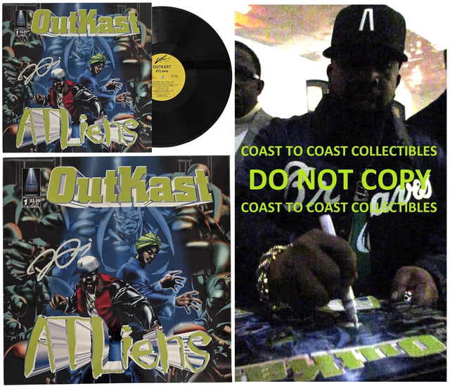 Big Boi Signed OutKast ATLiens Album COA Exact Proof Autographed Vinyl Record