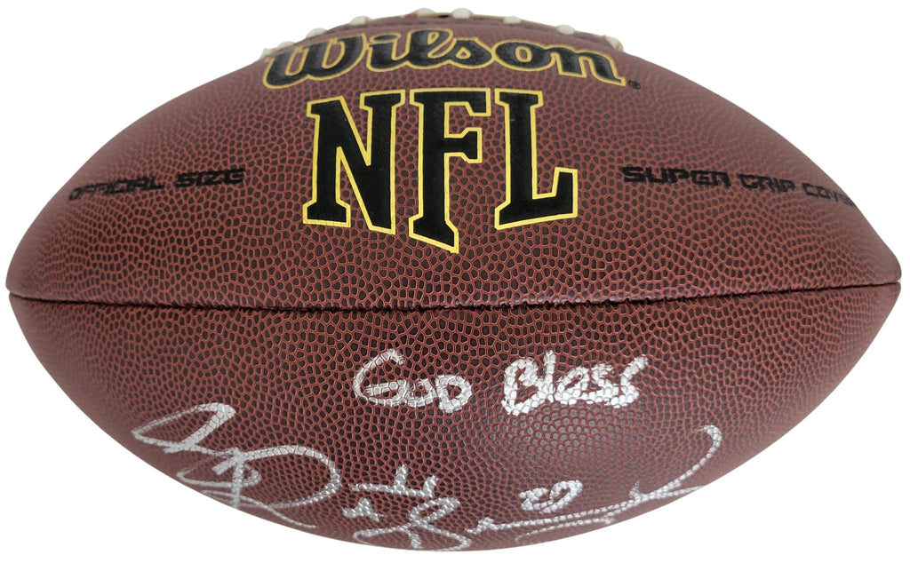 Rashad Jennings Signed Football Proof COA Autographed New York Giants Raiders