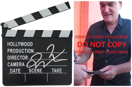 Quentin Tarantino Signed 7x8 Hollywood Clapperboard COA Exact Proof Autographed STAR