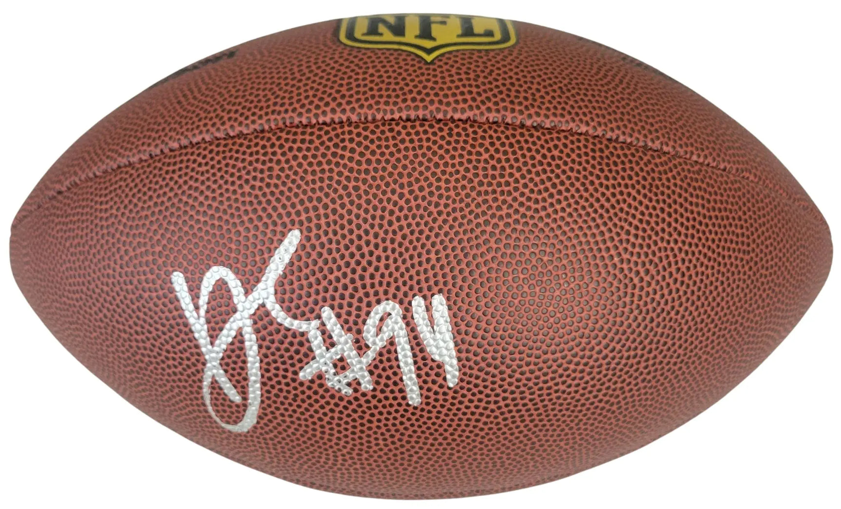 DeMarcus Ware Signed Football Proof Beckett COA Dallas Cowboys Denver Broncos Autographed