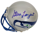 Steve Largent Signed Mini Football Helmet Proof Beckett COA Autographed Seattle Seahawks