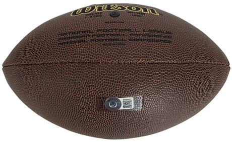 Christian Okoye Signed Football Proof Beckett COA Kansas City Chiefs Autographed