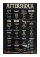 Ice T Signed 2024 Aftershock Festival 12x18 Event Poster COA Proof Autographed Star