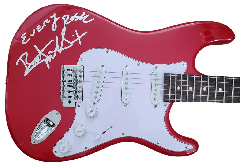 Bret Michaels Poison Signed Full Size Electric Guitar COA Proof Autographed