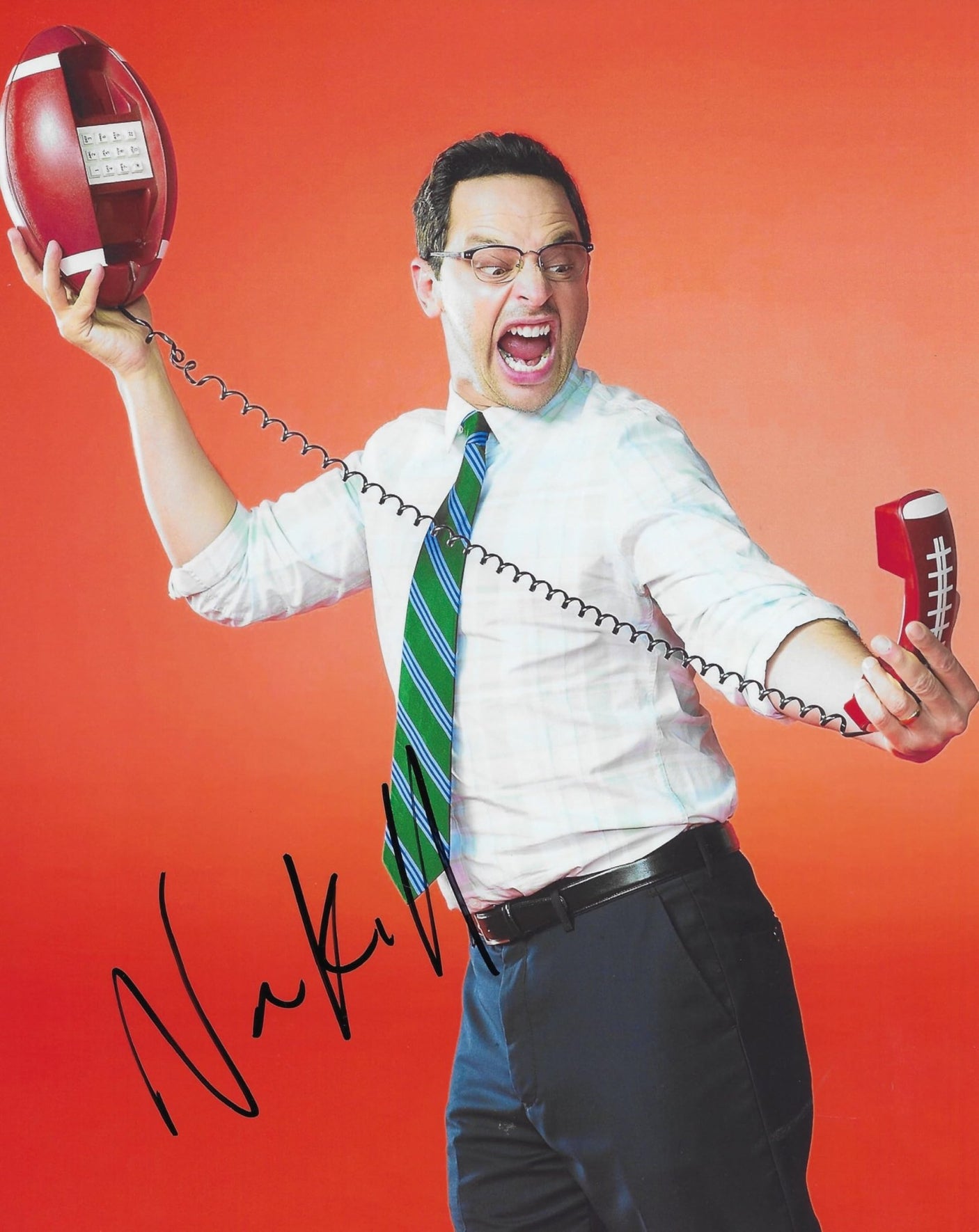 Nick Kroll Signed 8x10 Photo COA Exact Proof Autographed Actor Comedian Movie Star