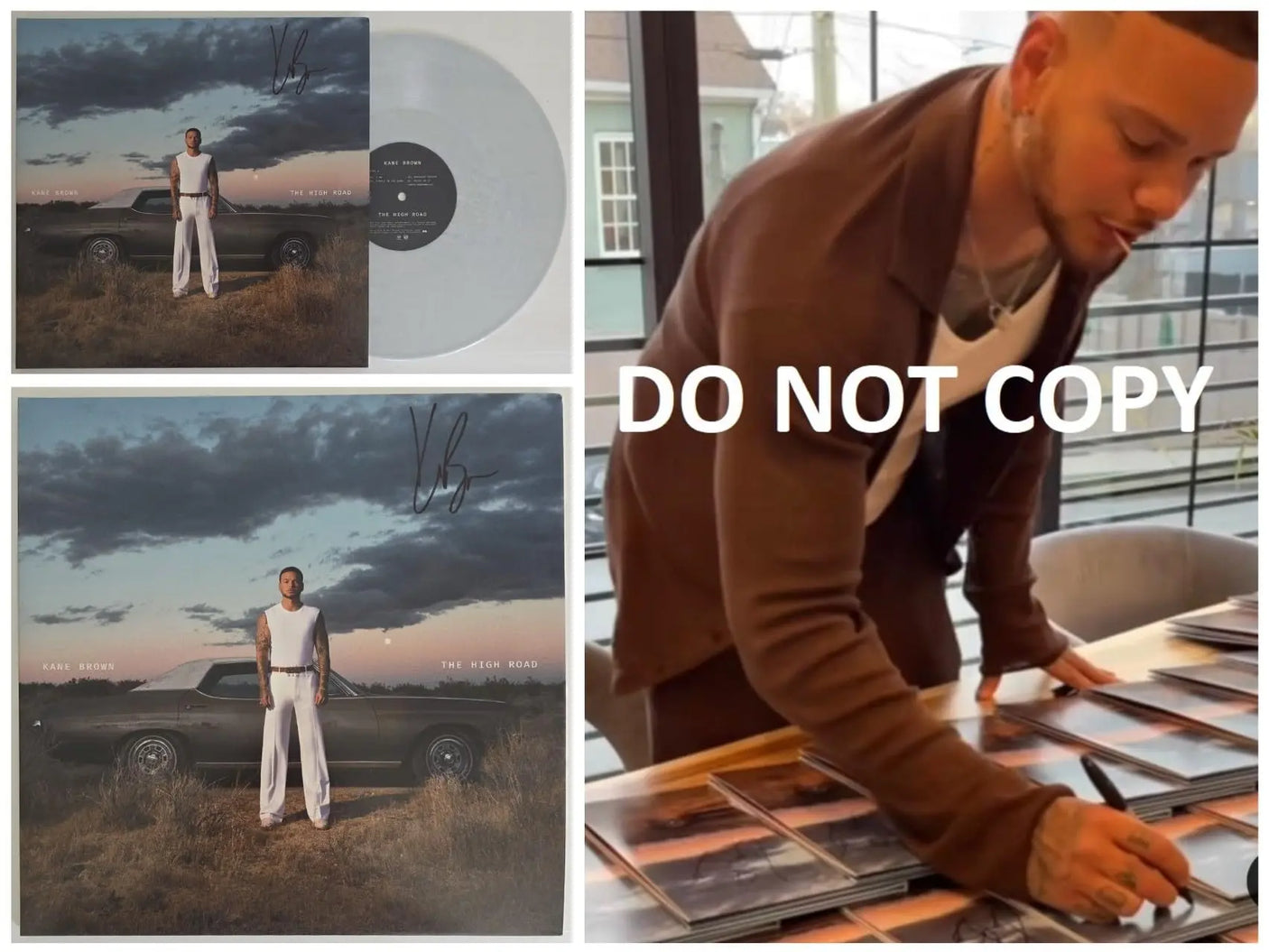 Kane Brown Signed The High Road Album Proof COA Autographed Vinyl Record