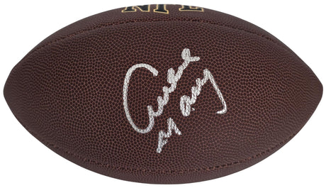 Archie Manning signed football proof COA autographed New Orleans Saints