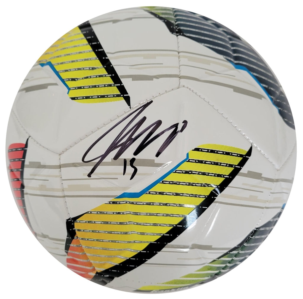 Jordan Morris Signed Soccer Ball Proof COA Autographed Seattle Sounders FC