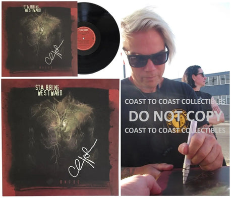 Chris Hall Signed Stabbing Westward Ungod Album COA Proof Autographed Vinyl Record