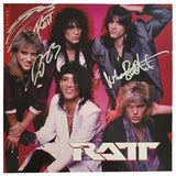 Stephen Pearcy Warren DeMartini Signed Ratt Now Playing Album Proof Autographed Vinyl Record