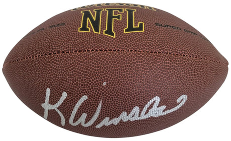 Kellen Winslow Signed Football Proof COA Autographed San Diego Chargers HOF
