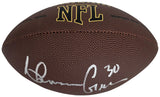 Ahman Green Signed Football Proof COA Autographed Nebraska Seahawks Green Bay Packers