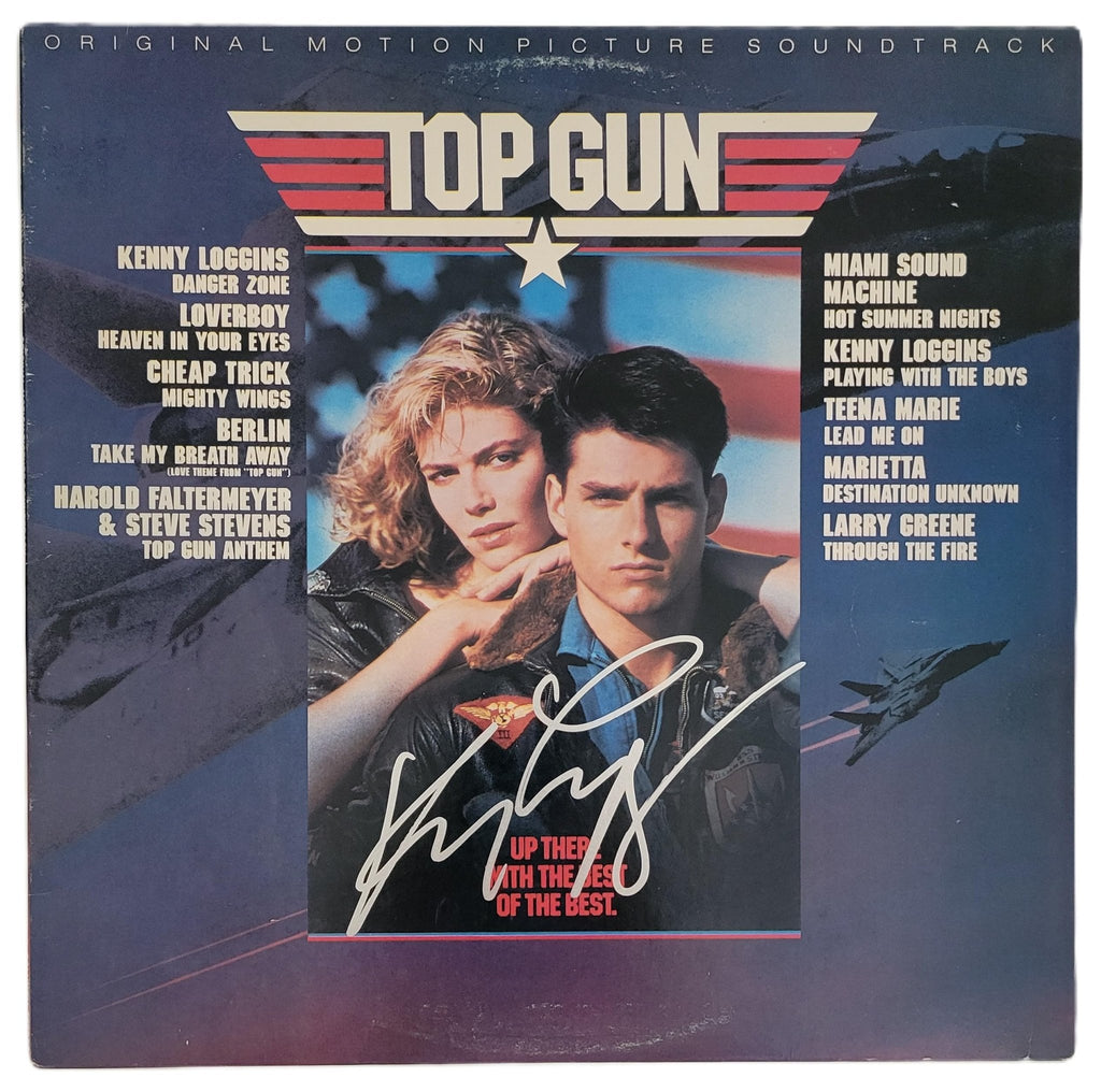 Kenny Loggins Signed Top Gun Album COA Exact Proof Autographed Vinyl Record