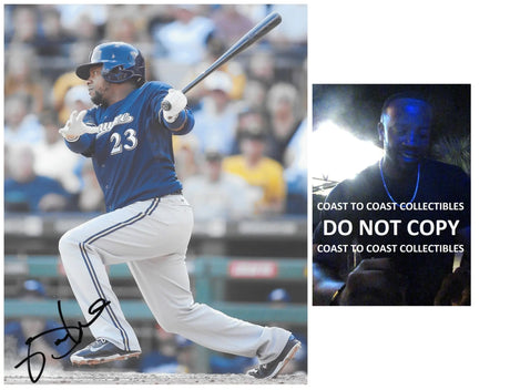 Rickie Weeks Signed 8x10 Photo Proof COA Milwaukee Brewers Baseball Autographed