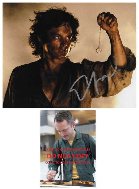 Elijah Wood Signed Lord Of The Rings 8x10 Photo COA Exact Proof Autographed, Star