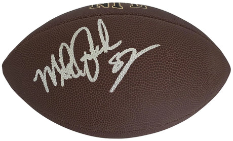 Mike Quick Signed Football Exact Proof COA Autographed Philadelphia Eagles NC State