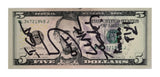 The LUNIZ Yuckmouth ?I GOT 5 ON IT? signed 5 Dollar Bill COA proof autographed. STAR