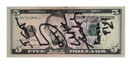 The LUNIZ Yuckmouth ?I GOT 5 ON IT? signed 5 Dollar Bill COA proof autographed. STAR