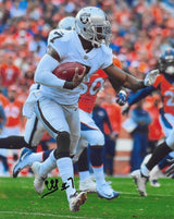 Marquette King signed Raiders football 8x10 photo Proof COA autographed