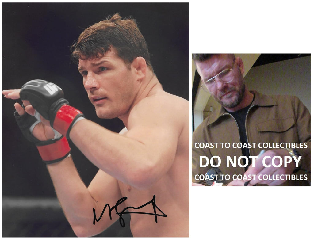 Michael Bisping Signed 8x10 Photo Proof COA Autographed Mixed Martial Artist