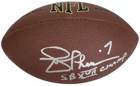 Joe Theisman Signed Football Proof COA Autographed Washington Notre Dame