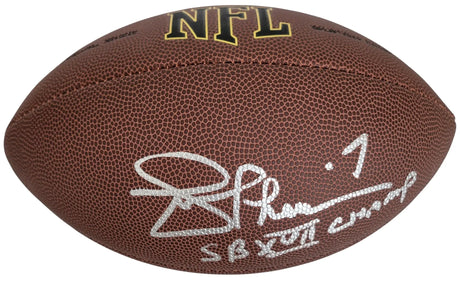 Joe Theisman Signed Football Proof COA Autographed Washington Notre Dame