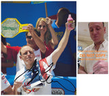 Joey Chestnut Signed 8x10 Photo Nathan Hot Dog World Champion Proof Autographed, Star