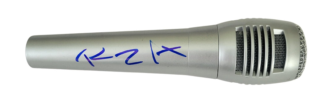 RZA WU Tang Clan Rapper Signed Microphone COA Exact Proof Autographed Mic