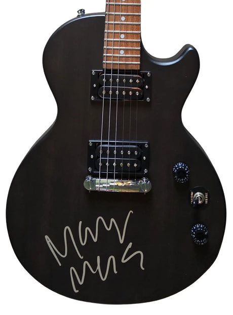 Manson Signed Les Paul Guitar COA Exact Proof Rare Autographed Marilyn Manson