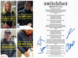 Switchfoot Band Signed Meant To Livee Lyrics Sheet COA Proof Autographed Jon Foreman Tim Forman Chad Foreman Jerome Fontamillas