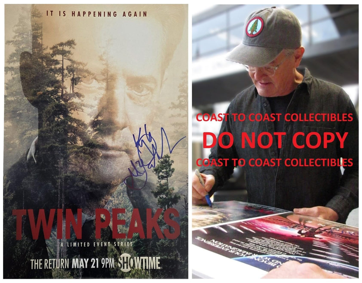 Kyle MacLachlan Signed Twin Peaks 12x18 Photo Poster COA Exact Proof Autographed Actor Movie STAR