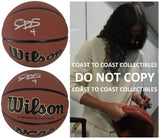 Skylar Diggins Smith Signed Basketball Proof COA Beckett Mercury Notre Dame Seattle Storm
