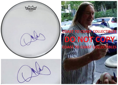 Danny Carey Tool Drummer Signed 12'' Drumhead COA Exact Proof Autographed