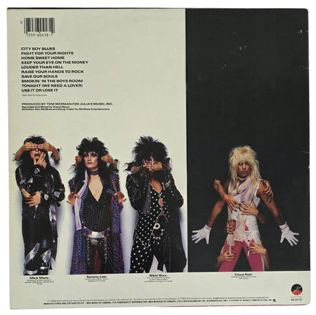Vince Neil Tommy Lee Signed Theatre of Pain Album COA Proof Autographed Motley Crue Vinyl Record