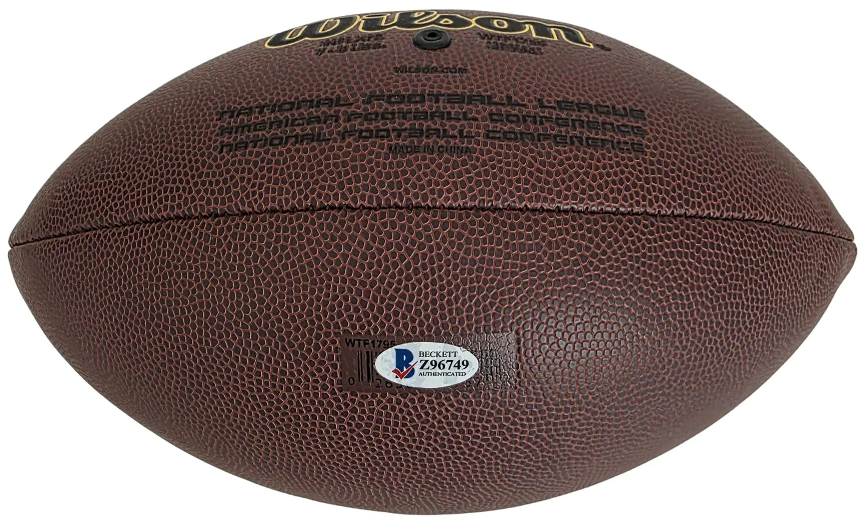 Patrick Peterson Signed Football Proof Beckett COA Vikings Cardinals LSU Tigers
