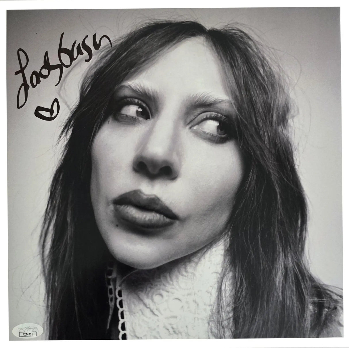 Lady Gaga Mayhem Album Signed Insert Flat JSA COA Autographed Vinyl Record