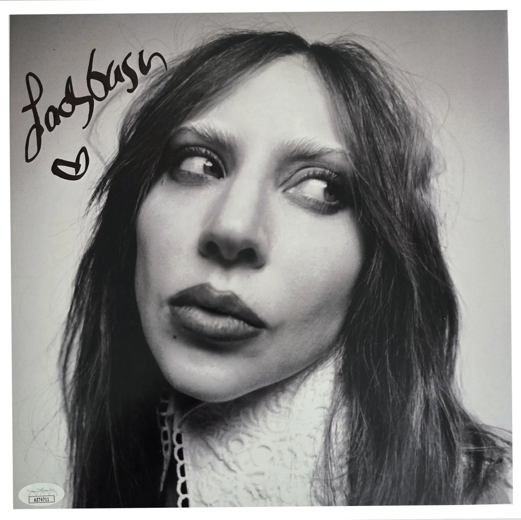 Lady Gaga Mayhem Album Signed Insert Flat JSA COA Autographed Vinyl Record