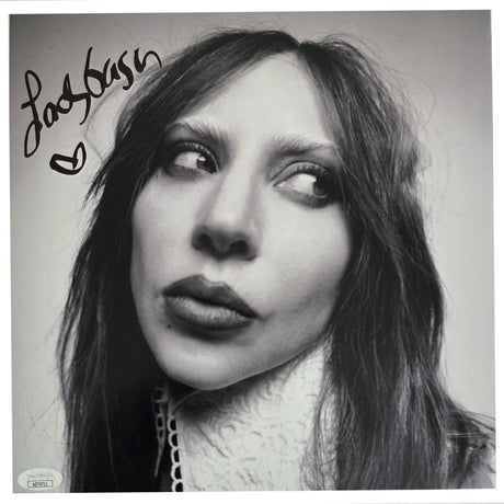 Lady Gaga Mayhem Album Signed Insert Flat JSA COA Autographed Vinyl Record