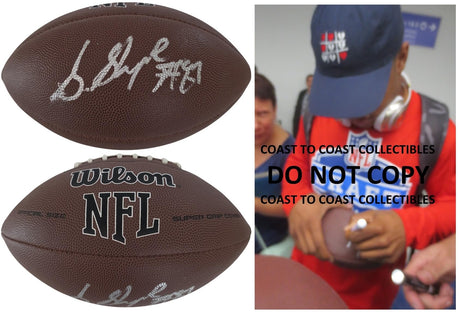 Sterling Shepard Football COA Proof New York Giants Tampa Bay Bucs Autographed