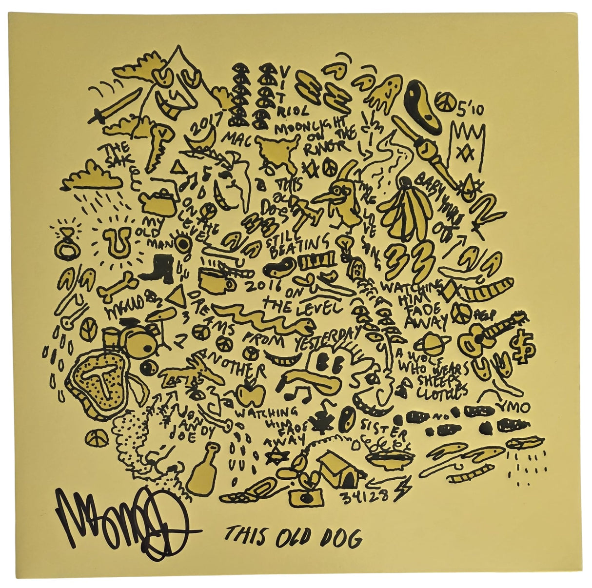 Mac DeMarco Signed This Old Dog Album COA Exact Proof Autographed Vinyl Record