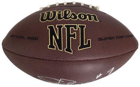 Joe Theisman Signed Football Proof COA Autographed Washington Redskins Notre Dame..