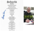 Buck Dharma Signed Blue Oyster Cult Godzilla Lyrics Sheet Proof Autographed STAR