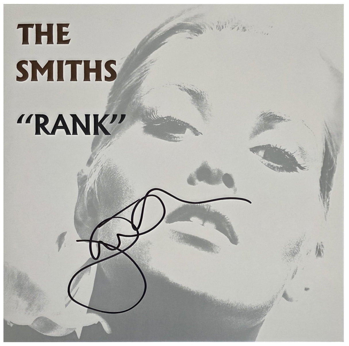 Johnny Marr Signed The Smiths Rank Album COA Proof Autographed Vinyl Record