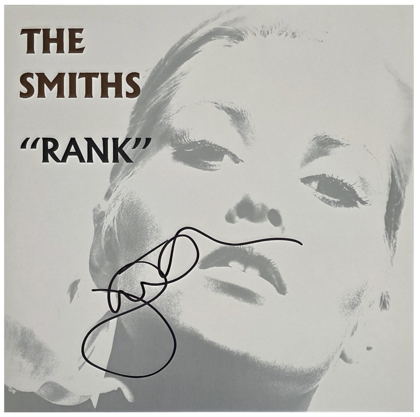 Johnny Marr Signed The Smiths Rank Album COA Proof Autographed Vinyl Record