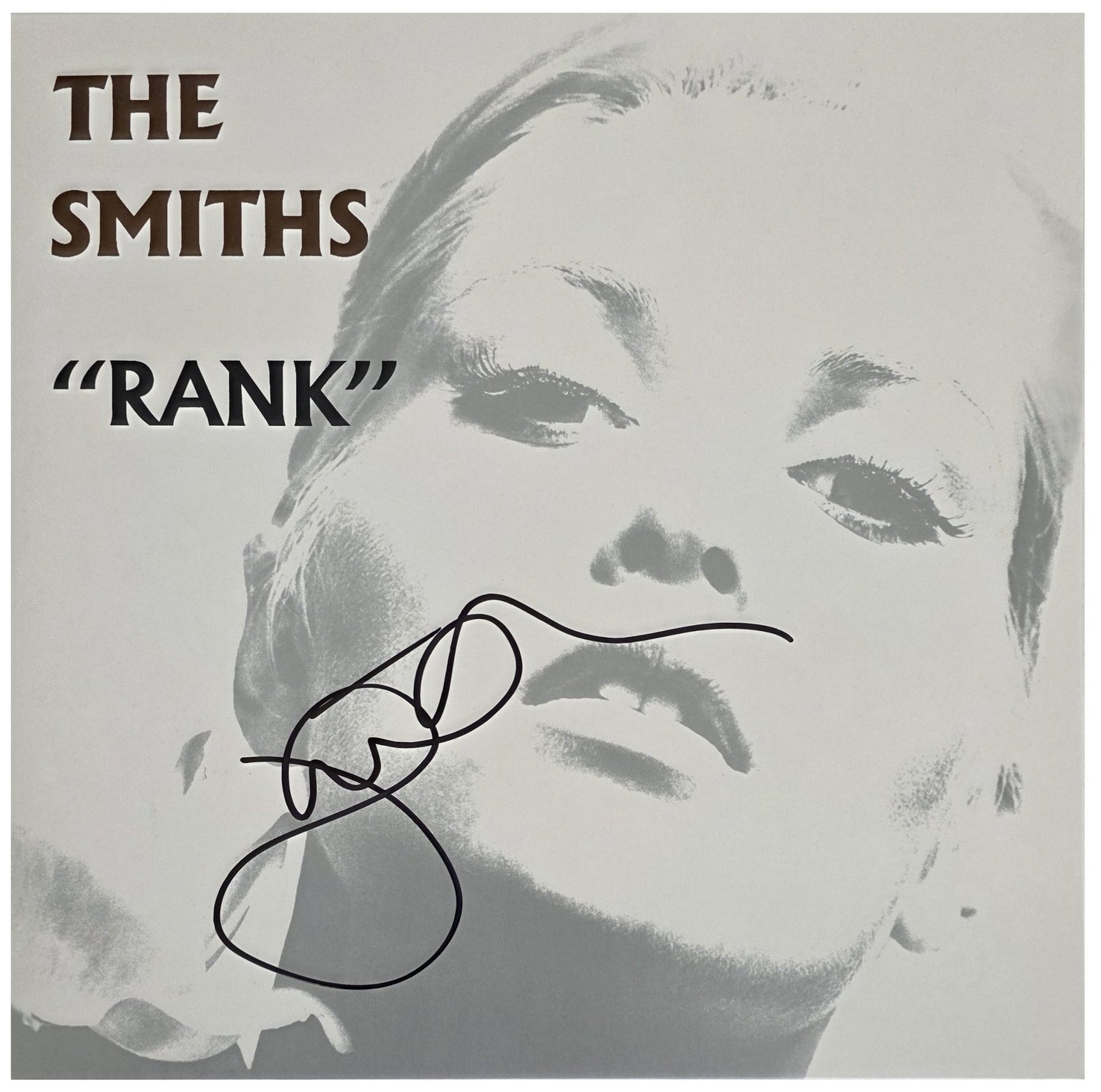 Johnny Marr Signed The Smiths Rank Album COA Proof Autographed Vinyl Record