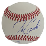Joe Carter Signed Baseball COA Exact Proof Autographed Toronto Blue Jays Cleveland